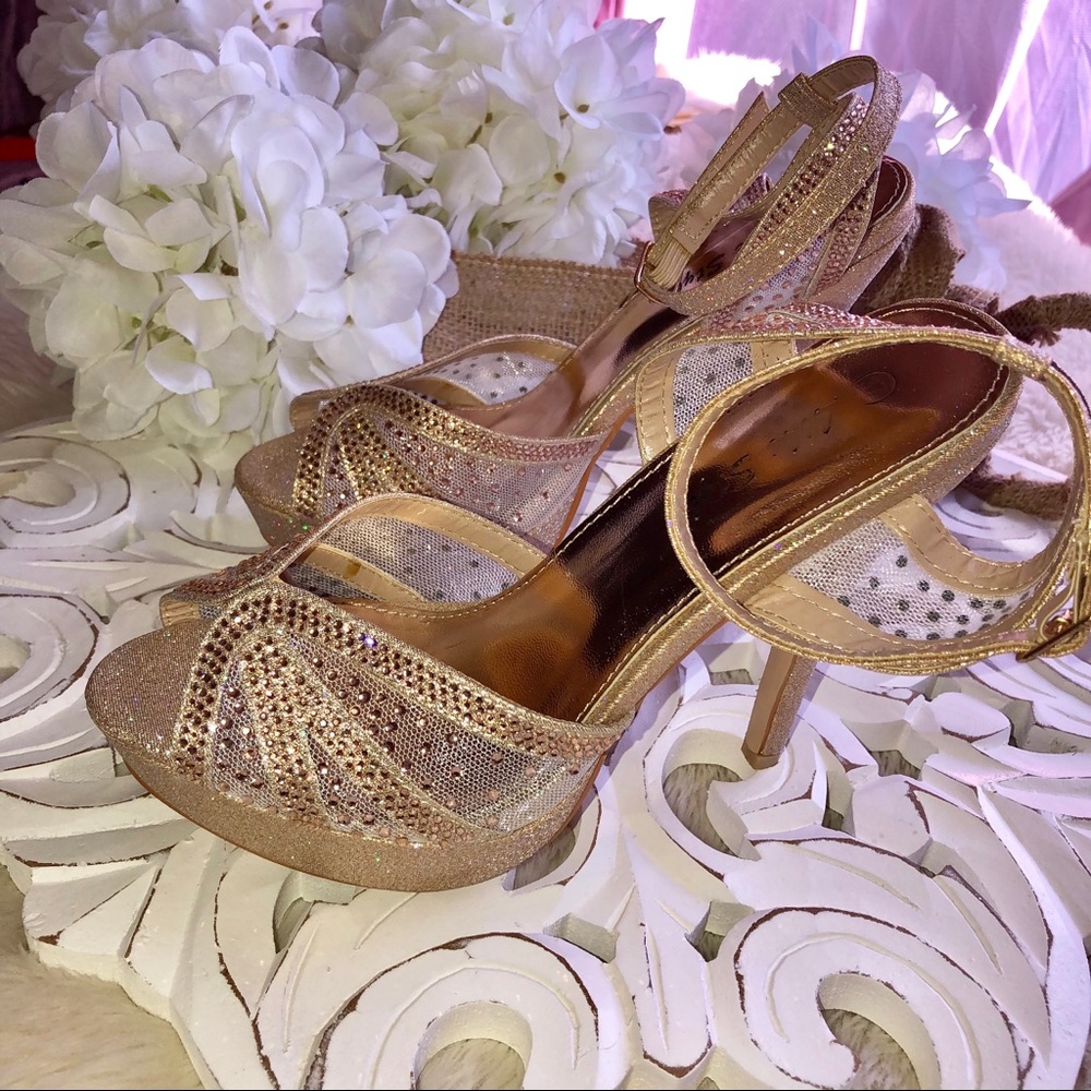 Rose Gold sandals